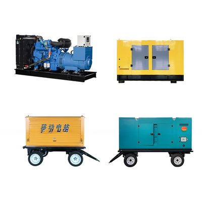 250kva 400 вольт Ючай генератор с звукоизолированным навесом для строительного оборудования
