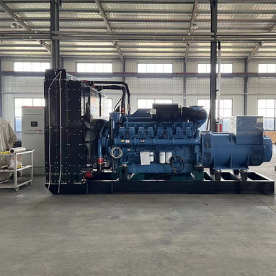 Двигатель Yuchai 750кВт генератор с панелью управления SmartGen и высоковольтным генератором